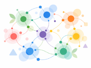 abract graphic of networks using nodes